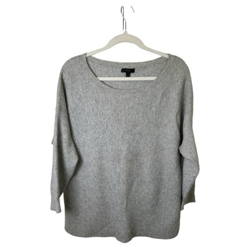 J. Crew Gray Crew Neck Sweater